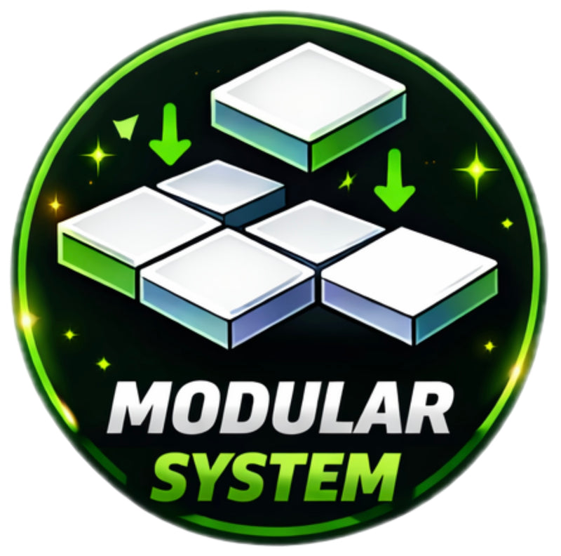 Modular toy race track. Modular. Modular system. Modular building toy